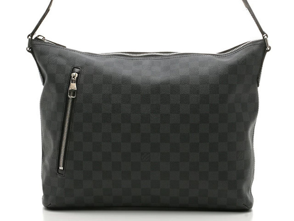 LOUIS VUITTON Shoulder Bag Mick Damier Graphite Black
